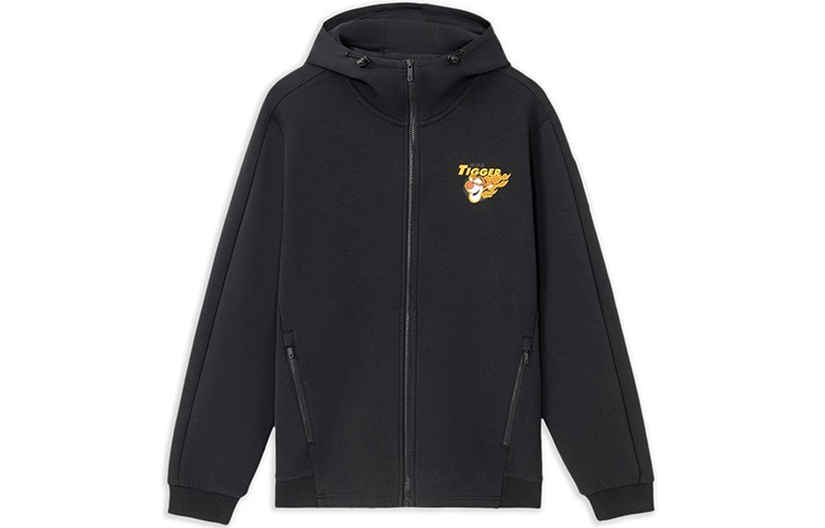 Li-Ning Disney Tigger Series Graphic Zip Hoodie Black () AWDRH41-1