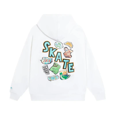 Li-Ning Disney Toy Story Hoodie White Unisex Loose-Fit Long Sleeve AWDS579-2