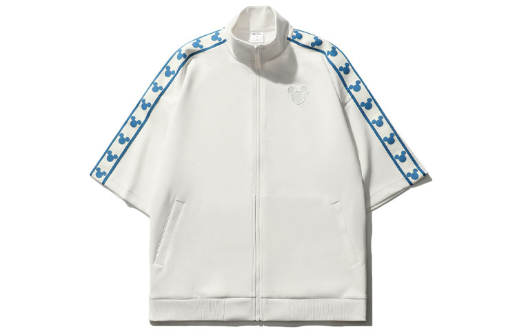 Li-Ning Disney White Sports Fashion Relaxed High-Collar Jacket Unisex AWDR580-1