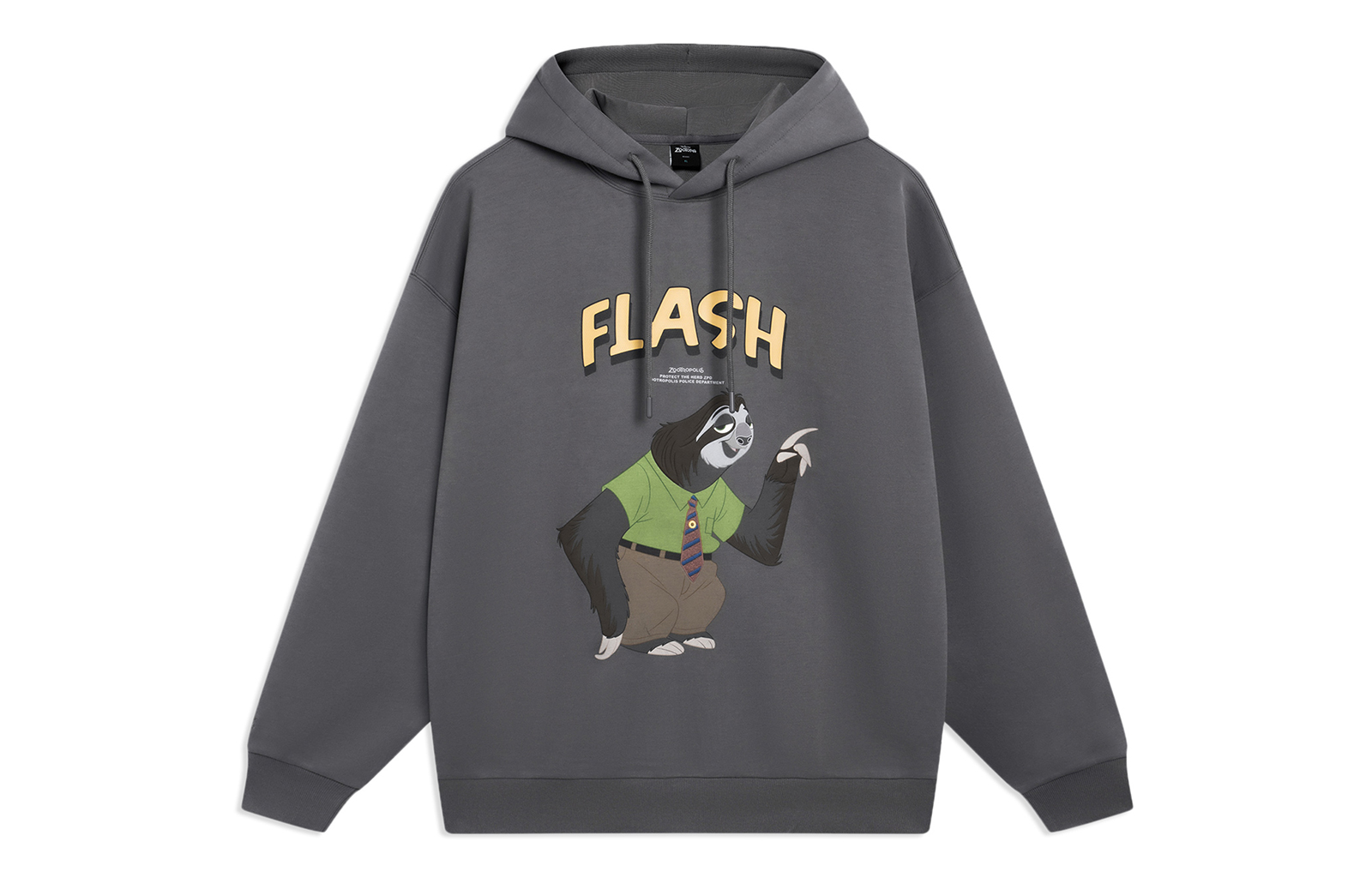 Li-Ning Disney Zootopia Crazy Bunny WOW 5 Hoodie Brown Unisex Casual Wear AWDT345-6