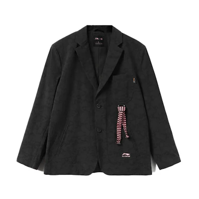 Li-Ning Erik Ellington Signature Series Snake Print Blazer Black Skateboard Style AFDR837-1