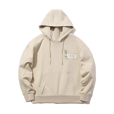 Li-Ning Forbidden City Baoyun Hoodie Unisex Oyster Gray AWDPD59-1