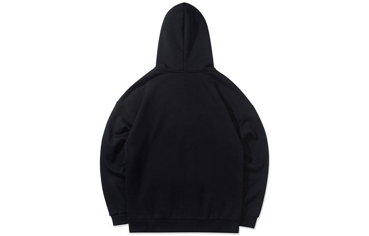Lookbook Li-Ning x Hajime Sorayama Basketball Hoodie Black Printed Oversized Fit AWDR643-2