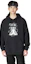 Shop Li-Ning x Hajime Sorayama Basketball Hoodie Black Printed Oversized Fit AWDR643-2