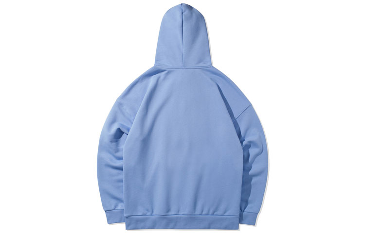 Lookbook Li-Ning x Hajime Sorayama Basketball Hoodie Blue Loose Fit Pullover AWDR643-1