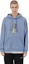 Details for Li-Ning x Hajime Sorayama Basketball Hoodie Blue Loose Fit Pullover AWDR643-1