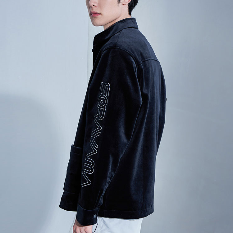 Sizing Chaqueta de Punto Baloncesto Li-Ning x Hajime Sorayama Otoño Negra AFDR439-1