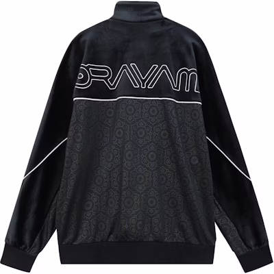 Chaqueta Negra Hombre Li-Ning x Hajime Sorayama Colaboración Baloncesto Relieve Zip AWDR657-1 Lookbook Chaqueta Negra Hombre Li-Ning x Hajime Sorayama Colaboración Baloncesto Relieve Zip AWDR657-1