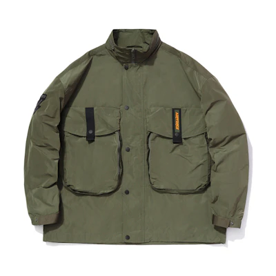 Li-Ning J20 Casual Loose Fit Sports Jacket Deep Olive Green AFDQ843-2