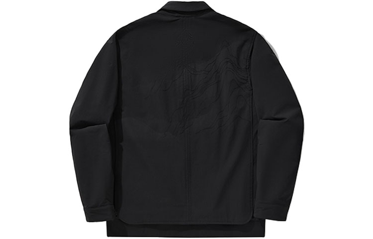 Lookbook Li-Ning x Jackie Chan Kung Fu Collection Black Casual Jacket for Men AFDU241-1