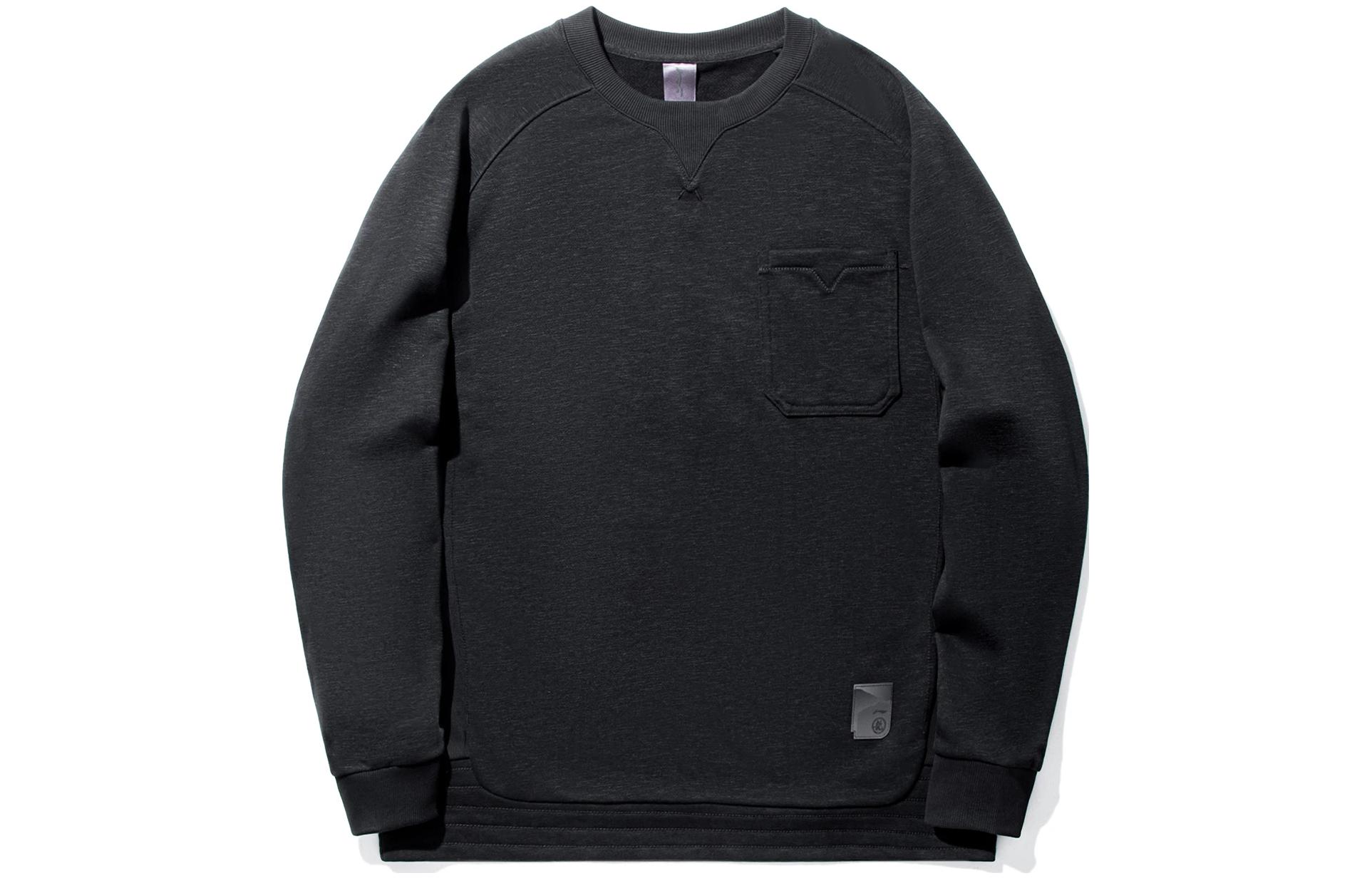 Li-Ning Jackie Chan Kung Fu Crewneck Sweatshirt Black AWDU305-1