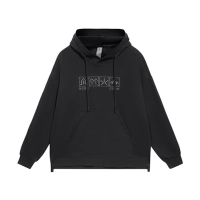 Li-Ning Jackie Chan Kung Fu Series "Wind Forest Fire Mountain" Black Hoodie AWDRA13-3