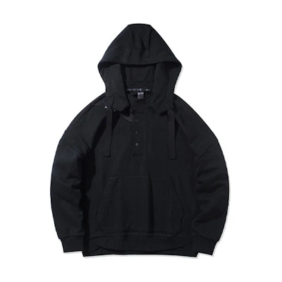 Li-Ning Jackie Chan Kung Fu Series Black Half-Zip Hoodie AWDR241-2