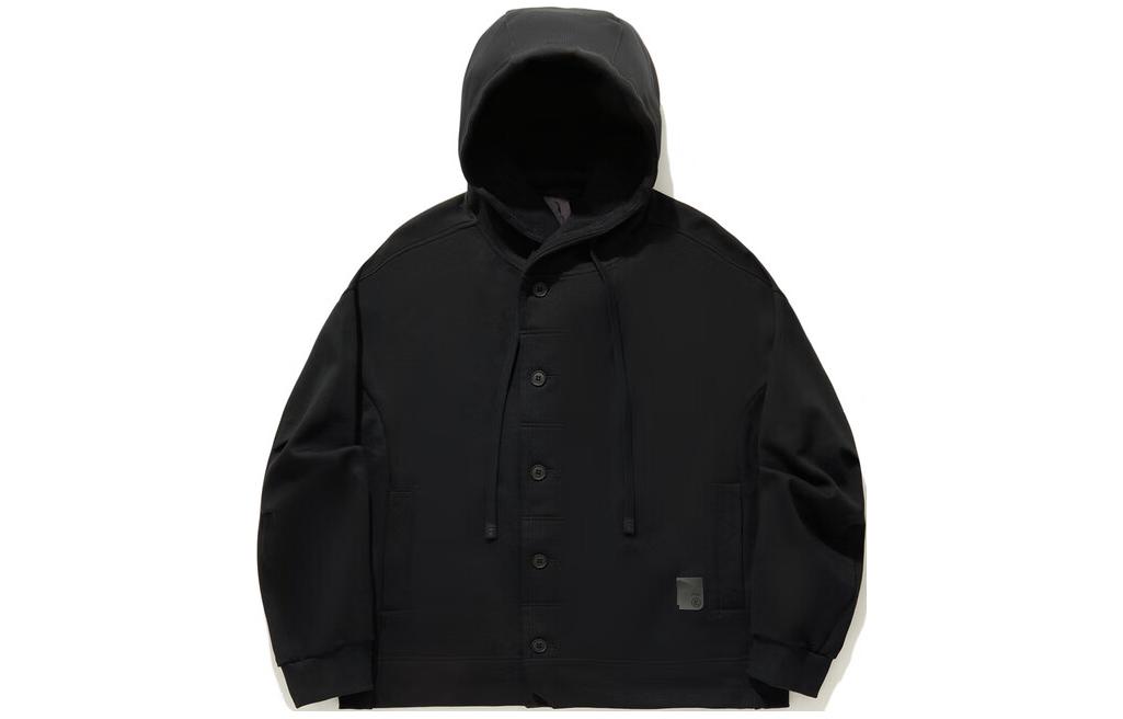 Li-Ning Jackie Chan Kung Fu Series Black Hoodie for Men AWDU307-3