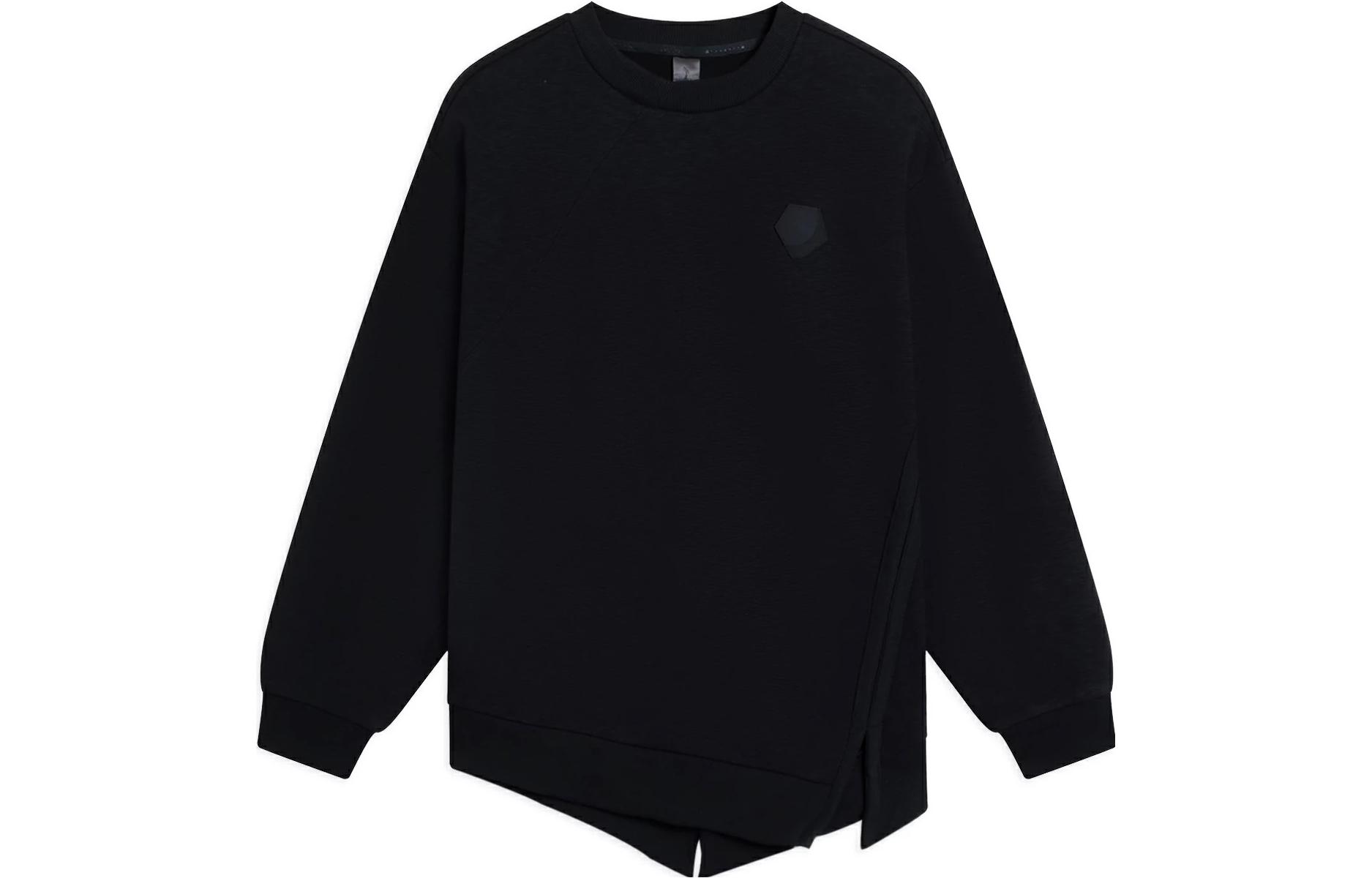 Li-Ning Jackie Chan Kung Fu Series Black Pullover Sweatshirt Unisex AWDSC23-3