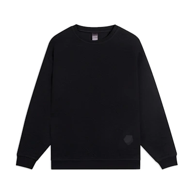 Li-Ning Jackie Chan Kung Fu Series Black Unisex Long Sleeve Sweater AWDSC35-3