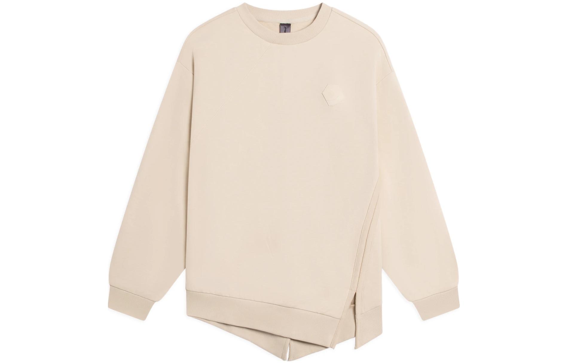 Li-Ning Jackie Chan Kung Fu Series Crewneck Sweatshirt Mist Khaki Unisex AWDSC23-1