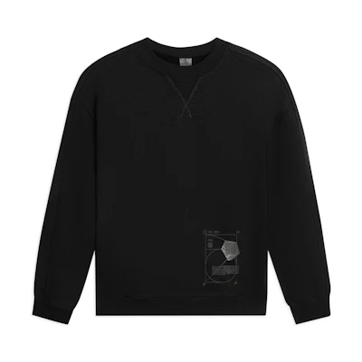Li-Ning Jackie Chan Kung Fu Series Logo Print Sweatshirt Black Unisex AWDSC19-1