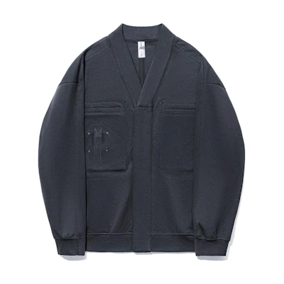 Li-Ning Jackie Chan Kung Fu Series Loose Fit Cardigan Sweatshirt Charcoal AWDT663-2