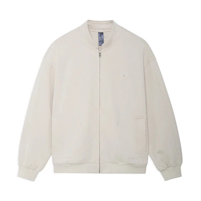 Li-Ning Jackie Chan Kung Fu Series Oversized Zip Hoodie Pearl White AWDS293-1