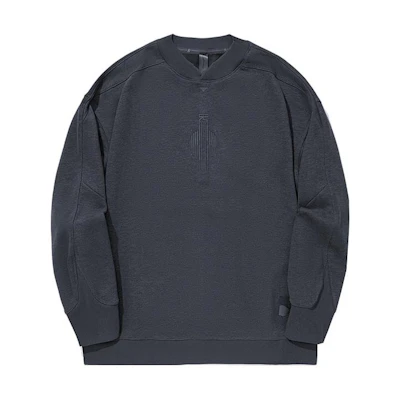 Li-Ning Jackie Chan Kung Fu Series Unisex Pullover Hoodie Charcoal Black AWDT667-2