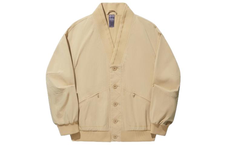 Li-Ning Jackie Chan Kung Fu Series V-Neck Loose Jacket Incense Apricot AJDU101-2