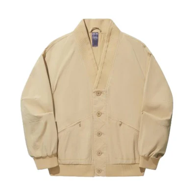 Li-Ning Jackie Chan Kung Fu Series V-Neck Loose Jacket Incense Apricot AJDU101-2