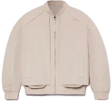 Li-Ning x Jackie Chan Logo Loose Fit Long Sleeve Jacket Oatmeal Grey AJDR423-2 Li-Ning x Jackie Chan Logo Loose Fit Long Sleeve Jacket Oatmeal Grey AJDR423-2