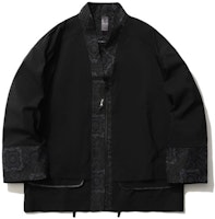 Li-Ning x Jackie Chan Loose Fit Colorblock Long Sleeve Jacket Black AFDR207-1 Li-Ning x Jackie Chan Loose Fit Colorblock Long Sleeve Jacket Black AFDR207-1