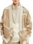Details for Li-Ning x Jackie Chan Paris Fashion Week Loose Fit Jacket Men’s Beige Grey Print AJDQ407-1