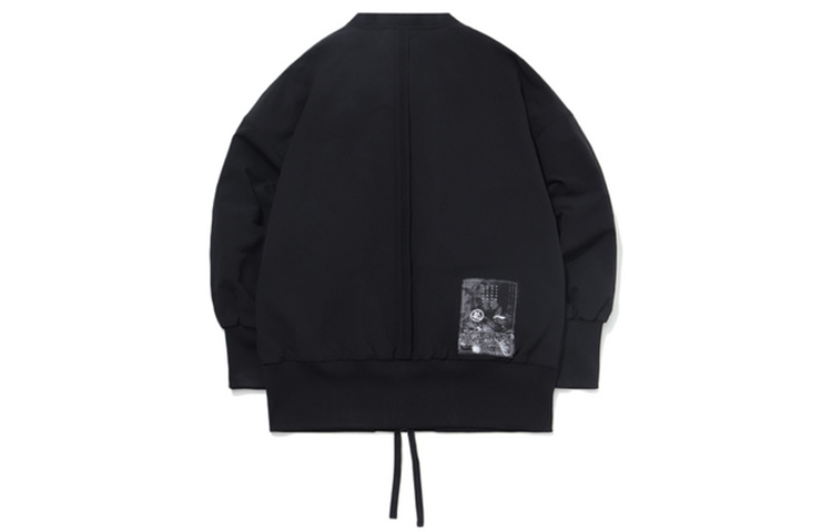 Lookbook Li-Ning x Jackie Chan Paris Fashion Week Winter Jacket Black AJDQ407-3