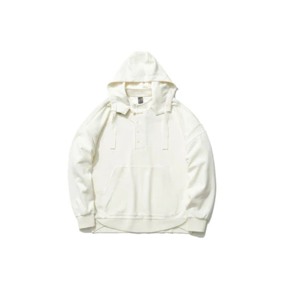 Li-Ning Jackie Chan White Half-Snap Pullover Sweatshirt AWDR241-1