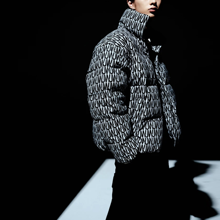 Details for Li-Ning x Jason Wu Designer Collab Winter Puffer Jacket Unisex Black White. AYMR500-1