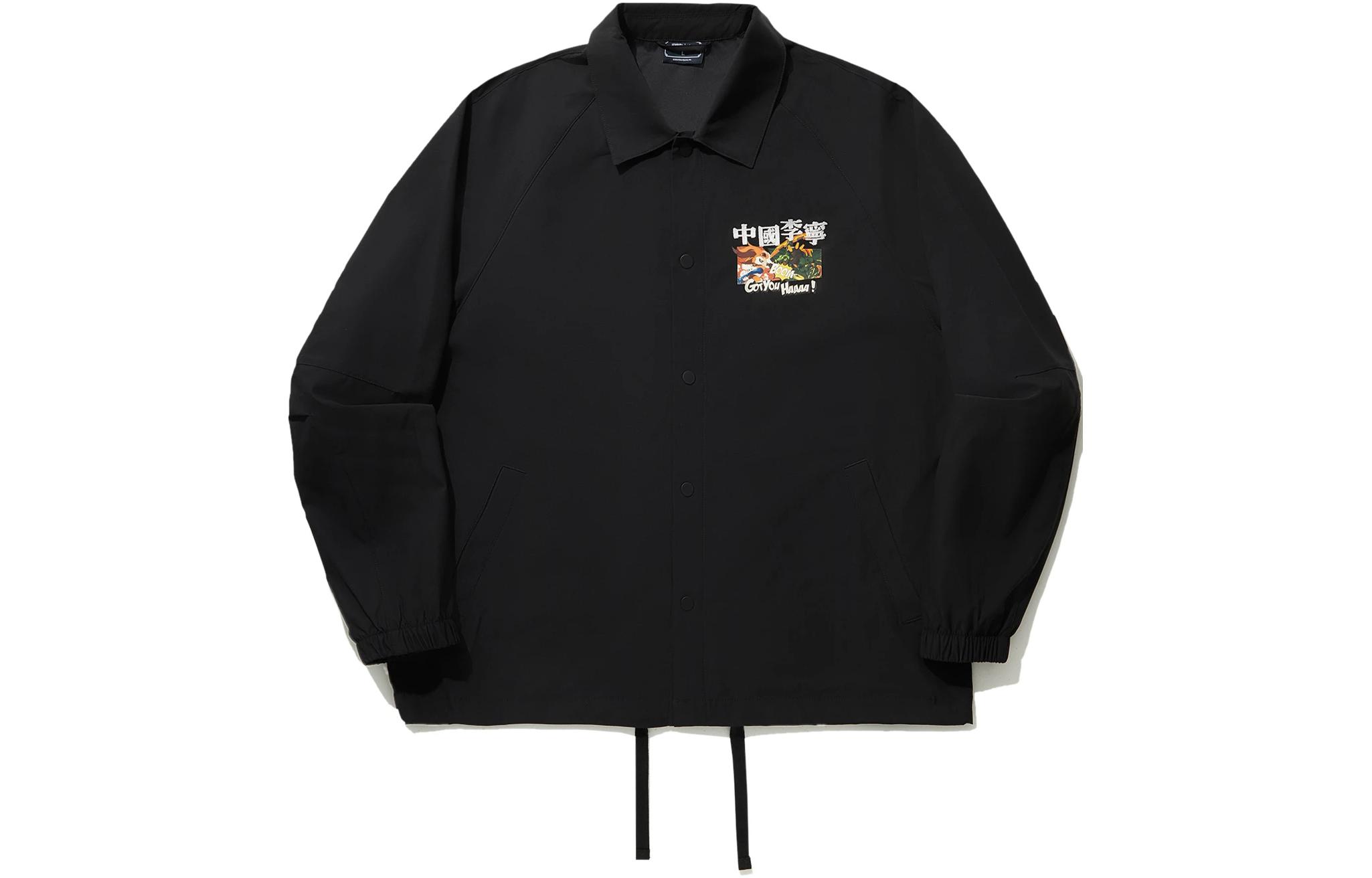 Li-Ning League of Legends Collab Printed Button-Up Jacket Black Unisex AFDU915-3