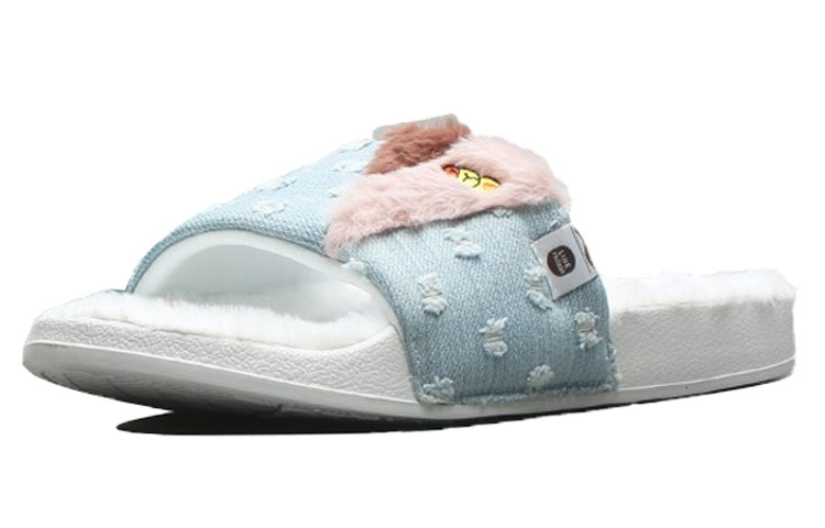 Li-Ning LINE FRIENDS Slides 'White Blue' 圖 2