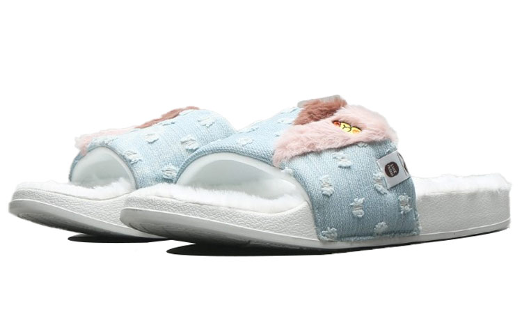 Li-Ning LINE FRIENDS Slides 'White Blue' 圖 4