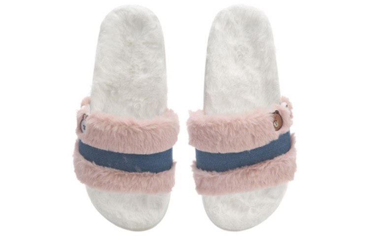 Shop Li-Ning x LINE FRIENDS Slides ''Weiß Rosa'' AGAQ031-2