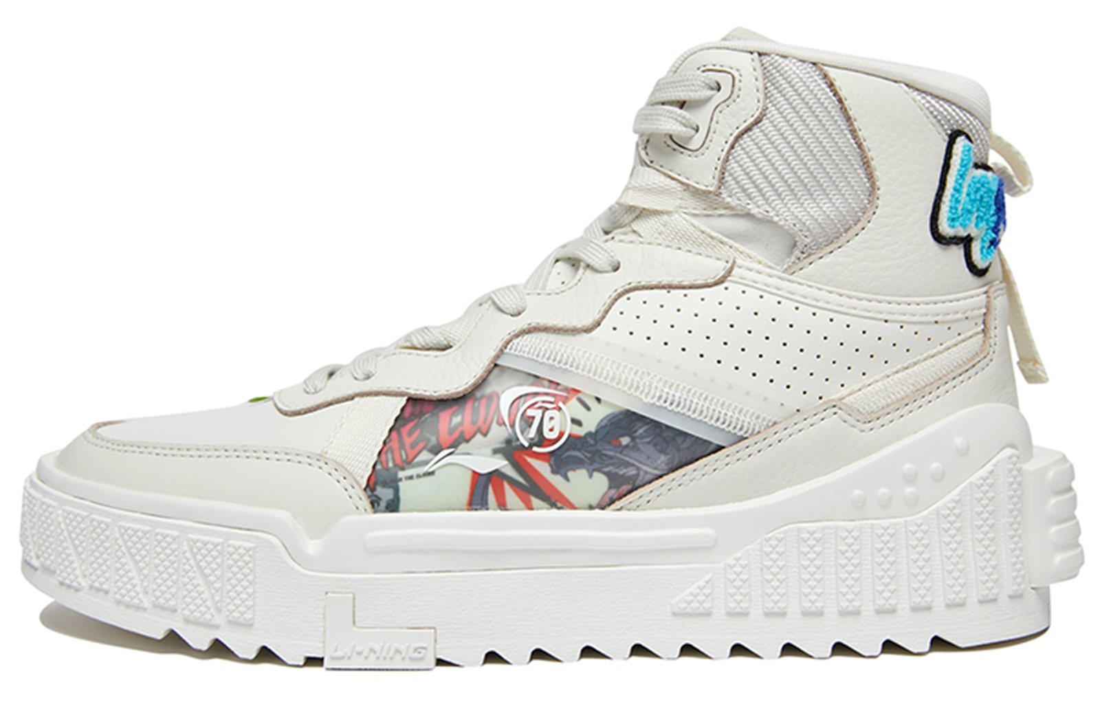 Li-Ning x LNG 'China Player 70 Unblock Cream High-Top' LGGR001-3