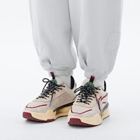 李寧 x LNG Reburn 防滑耐磨 中幫 運動休閒鞋 男款 哑米白 Sizing 李寧 x LNG Reburn 防滑耐磨 中幫 運動休閒鞋 男款 哑米白