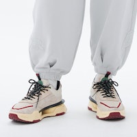 李寧 x LNG Reburn 防滑耐磨 中幫 運動休閒鞋 男款 哑米白 1