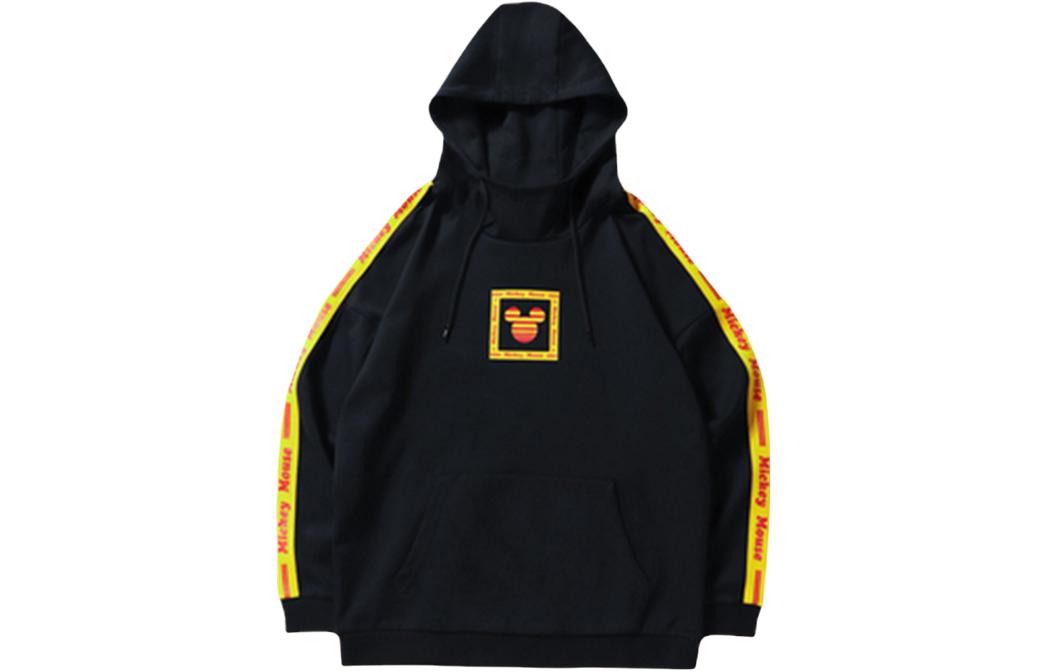 Li-Ning Mickey Unisex Oversized Pullover Hoodie Black AWDNB75-1