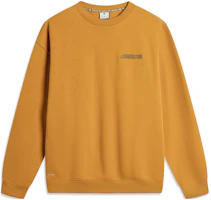 Li-Ning x Mister Cartoon BADFIVE Brown Graphic Loose Pullover Hoodie Men AWDTF29-7 Li-Ning x Mister Cartoon BADFIVE Brown Graphic Loose Pullover Hoodie Men AWDTF29-7