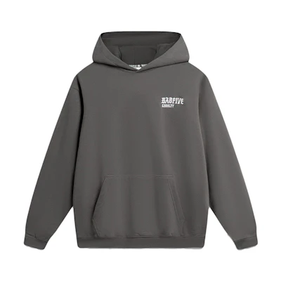Li-Ning Mister Cartoon BADFIVE Hoodie Obsidian Gray Unisex Embroidered Pullover AWDTB97-1