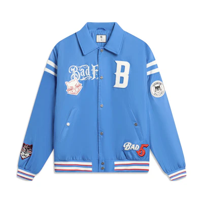 Li-Ning Mister Cartoon BADFIVE Letter Print Loose Jacket Deep Blue Men’s AJDT749-2