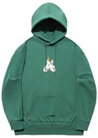 Li-Ning x OG SLICK Cartoon Flame Pullover Hoodie Deep Palace Green Unisex AWDT725-4 Li-Ning x OG SLICK Cartoon Flame Pullover Hoodie Deep Palace Green Unisex AWDT725-4