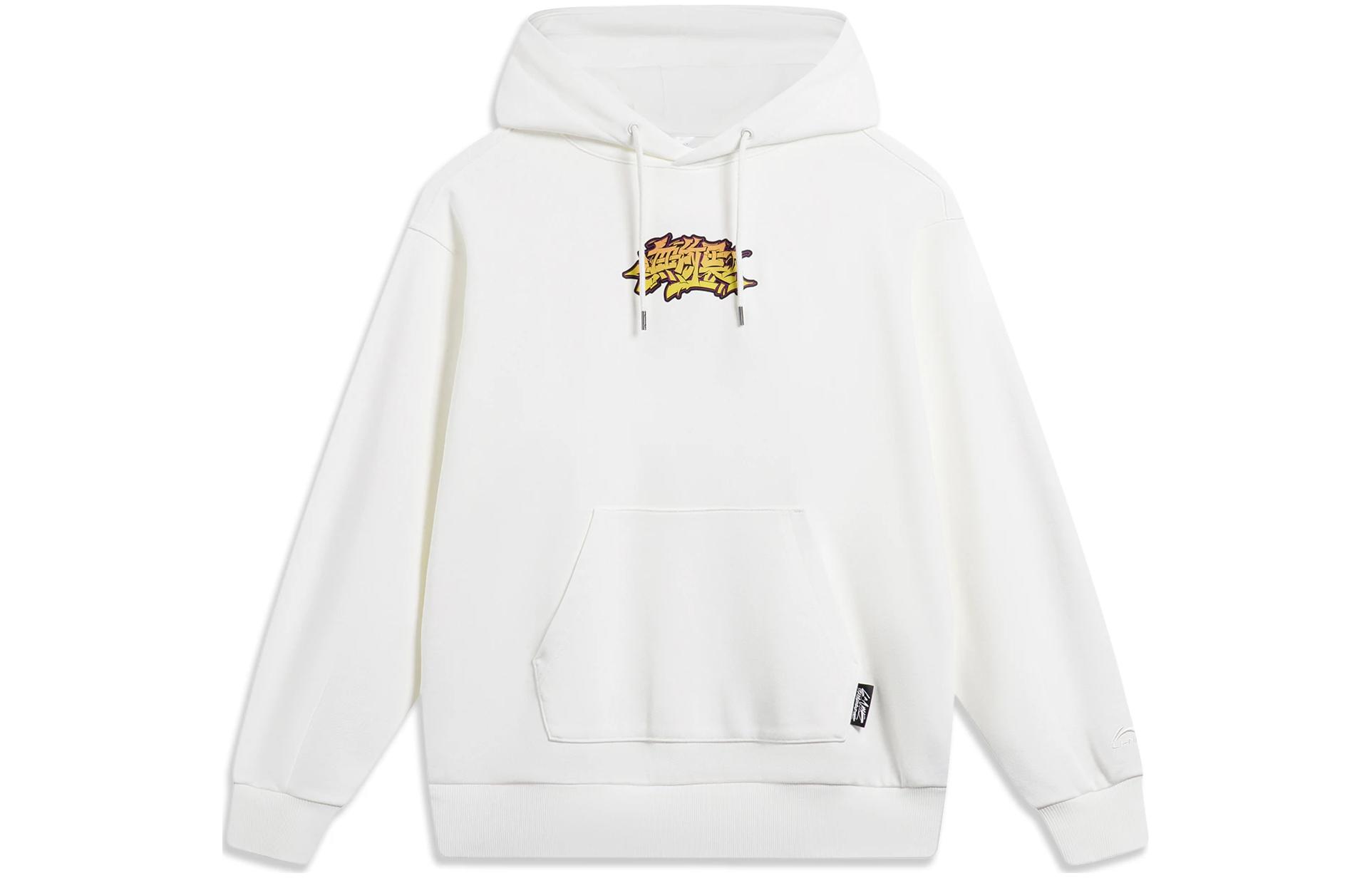 Li-Ning OG_SLICK Pullover Sweatshirt Unisex Cream White AWDT443-3