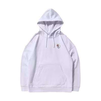 Li-Ning OG SLICK White Hoodie - Casual Sport Pullover Collaboration AWDND01-1