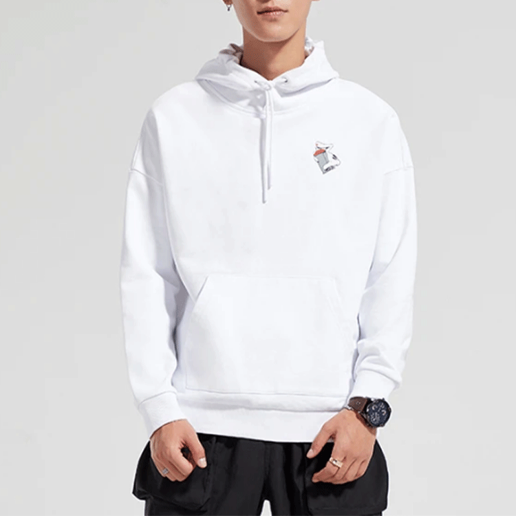 Li-Ning OG SLICK White Hoodie - Casual Sport Pullover Collaboration AWDND01-1 圖 4