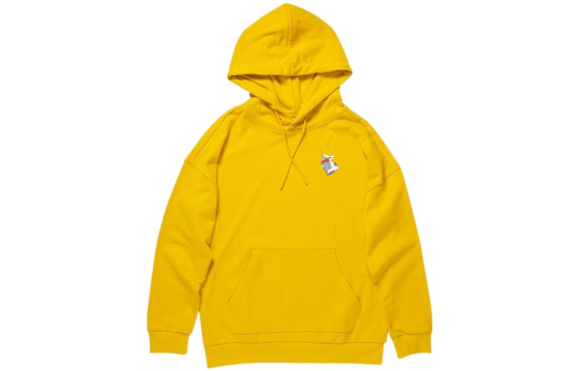 Li-Ning OG SLICK Yellow Cartoon Print Hoodie for Men AWDND01-3