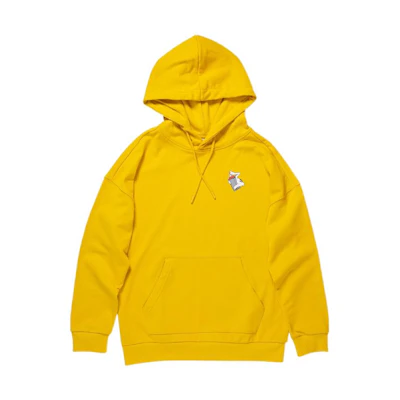 Li-Ning OG SLICK Yellow Cartoon Print Hoodie for Men AWDND01-3